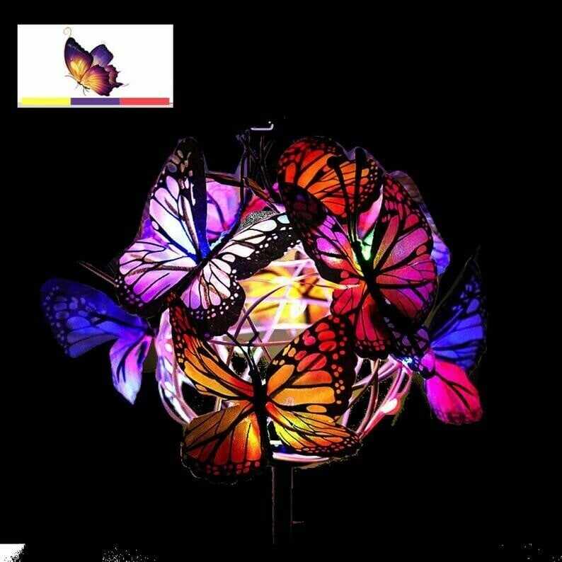 BIG SALE - 50% OFFSolar Stake Lights Butterflies Decor Lights ( BUY 1 GET 1 FREE )