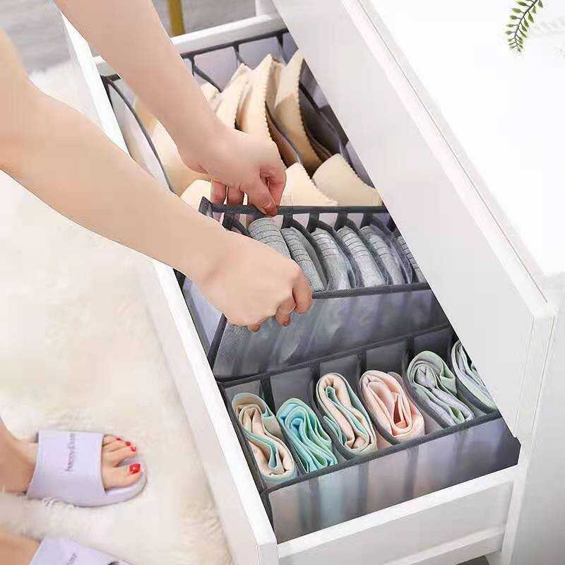 Underwear storage box compartment