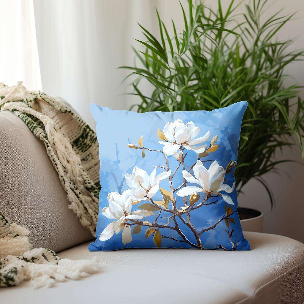 Floral Plant Pillow Cover 1PC