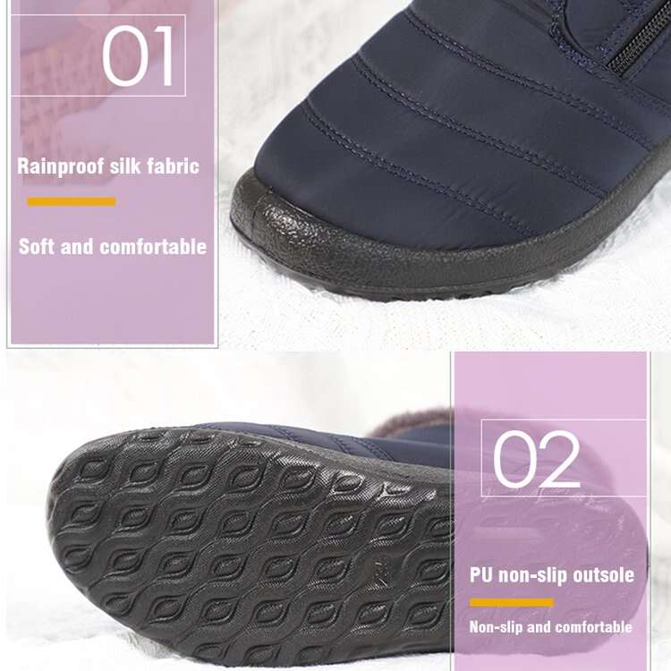Women's Warm Waterproof Snow Boots