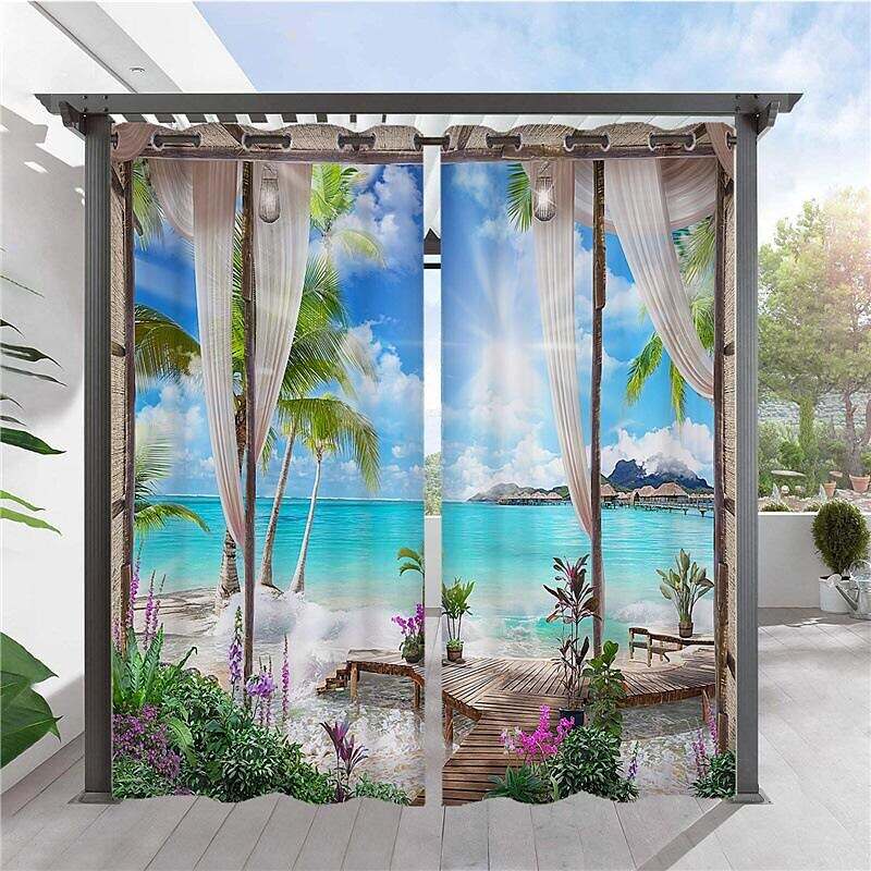 Waterproof Outdoor Curtain Privacy