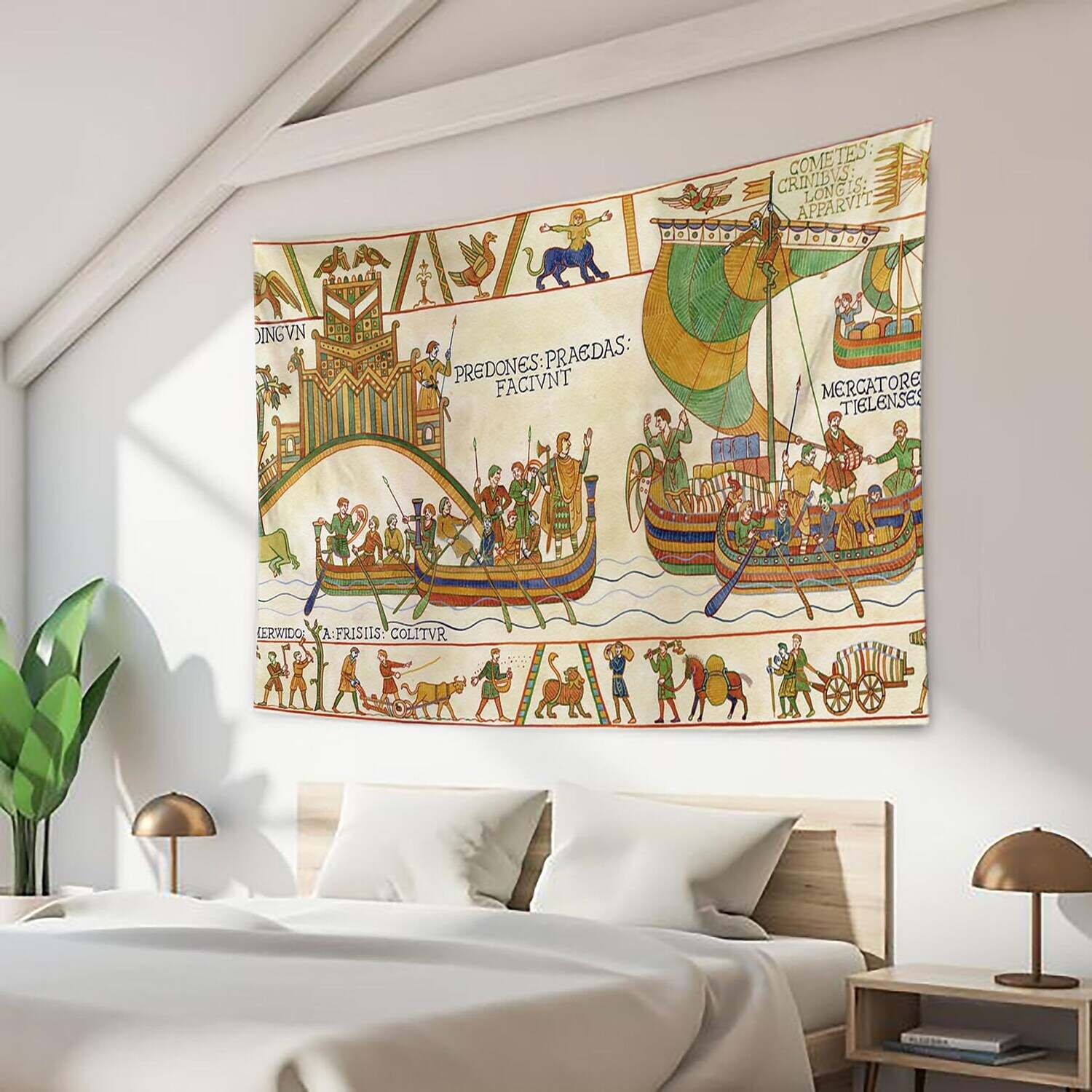 Bayeux Medieval Wall Tapestry Art Decor