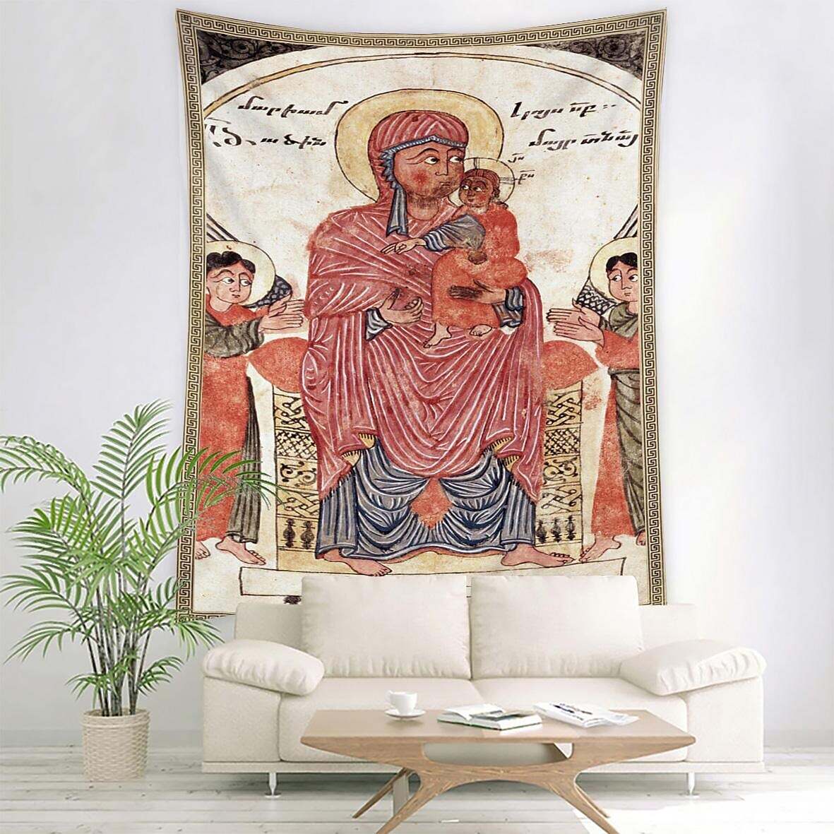 Medieval Painting Wall Tapestry Art Decor