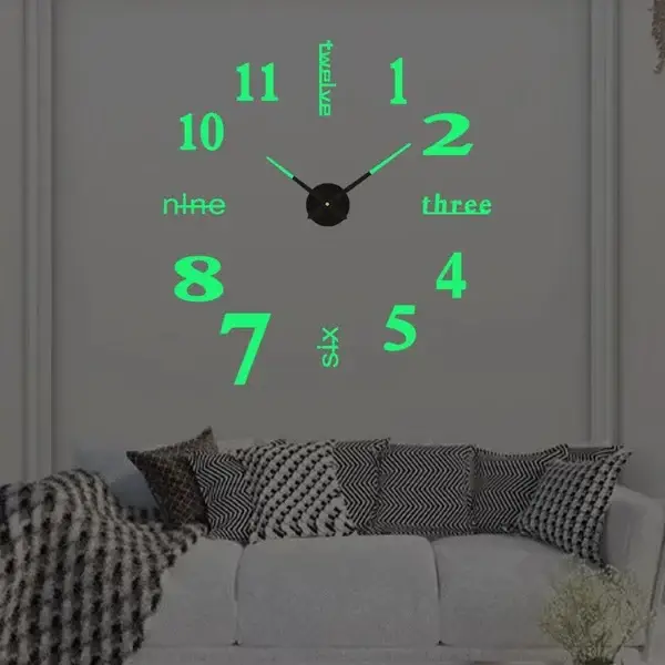 🔥Summer Hot Sale - 48% OFF 🔥MODERN DIY PUNCH-FREE WALL CLOCK