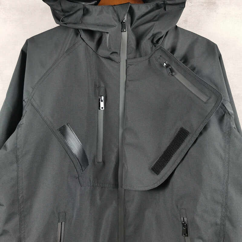 Multi-Zipper Pocket Jacket