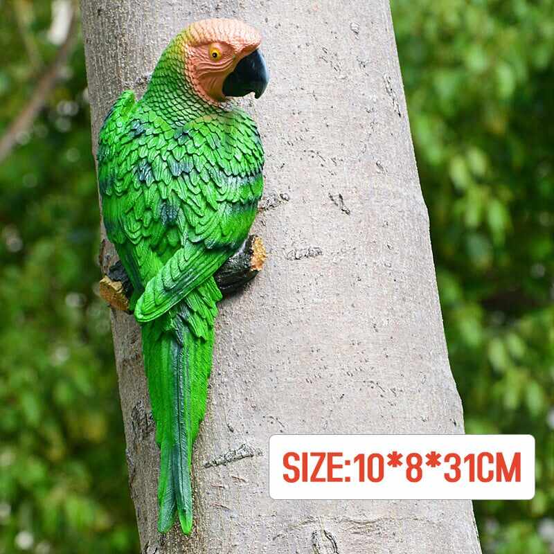 Resin Parrot Bird Statue