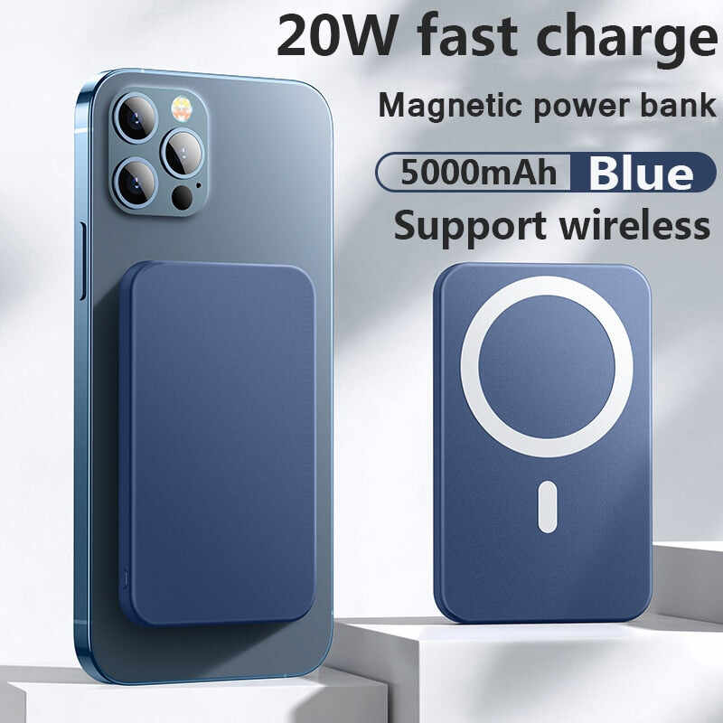 NEW 10000mAh Portable Magnetic Wireless Power Bank