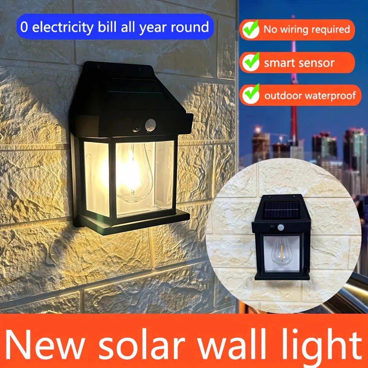 🔥2023 New Outdoor Solar Power Lamp (Buy 3 Free Shipping)