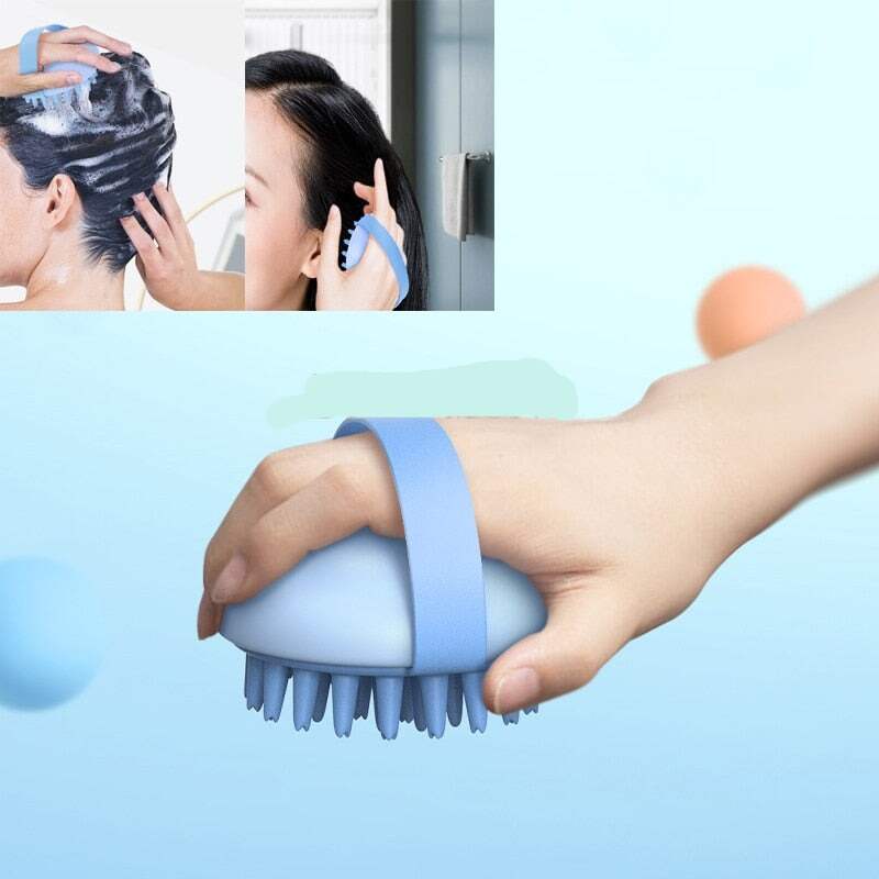 Silicone Hair Scalp Massager Shampoo Brush