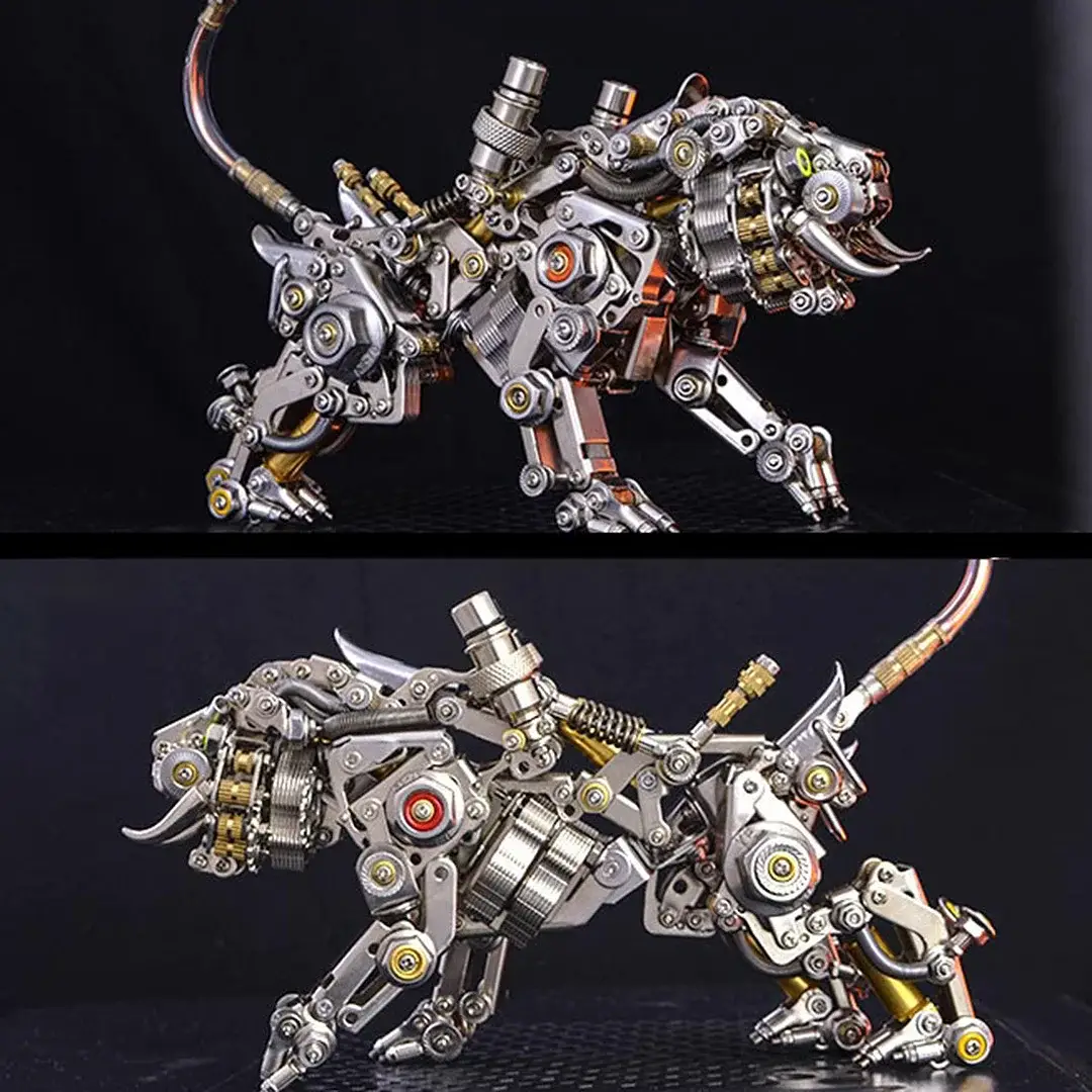 Bengal Tiger 3D Metal Assembly Model Kits 700+ Pieces Create an Animal Series