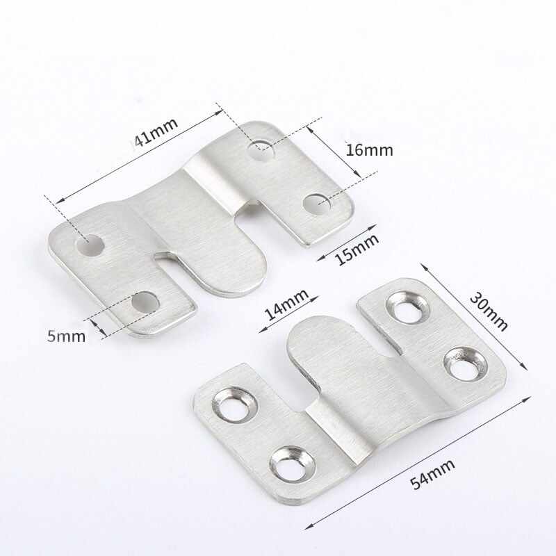 (2023 New Year Promotion - Save 49%)Stainless Steel Interlock Hanging BuckleBUY 4 GET 2 FREE（6 PAIR）