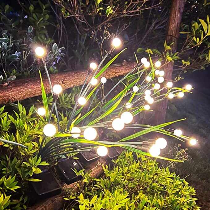 Father's Day Promotion IP65 Waterproof Solar Powered Firefly Garden Light(Buy 3 Free Shipping)