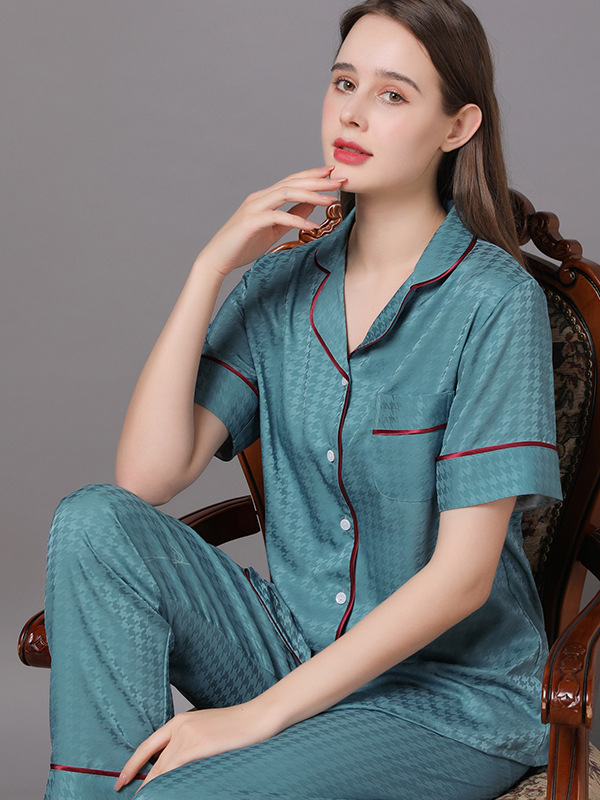 Regular Sleeve Others Casual Plain Regular Fit Matching Couple Pajama Set