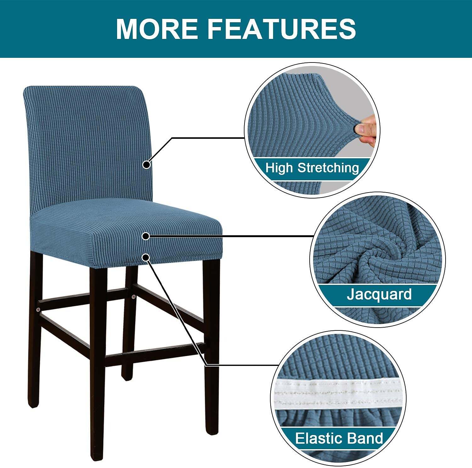 Stretch Bar Stool Cover Counter Stool Pub Chair Slipcover