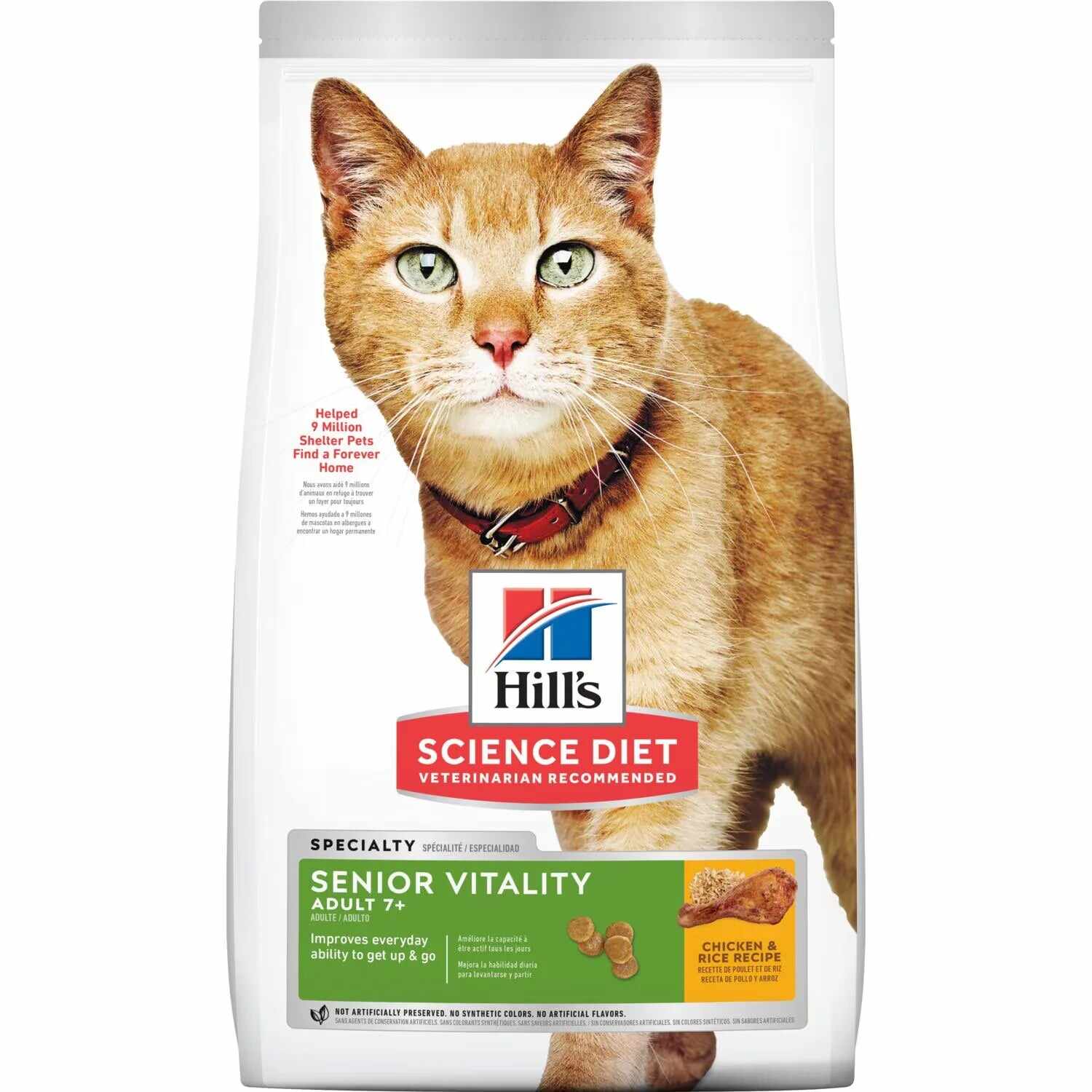 Hill's Science Diet (Specialty) - Feline Adult 7+ Vitality Chicken & Rice