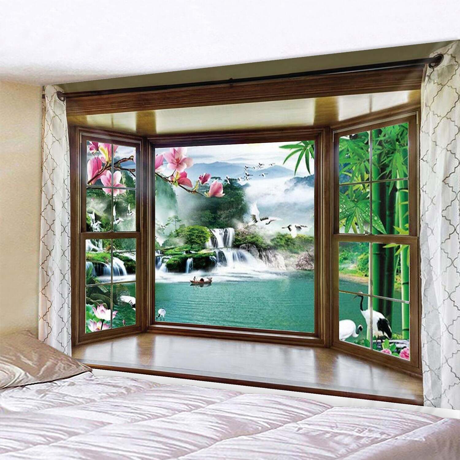 Landscape Large Wall Tapestry Window Art Decor