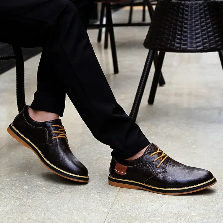 Vintage Business Casual Leather Shoes