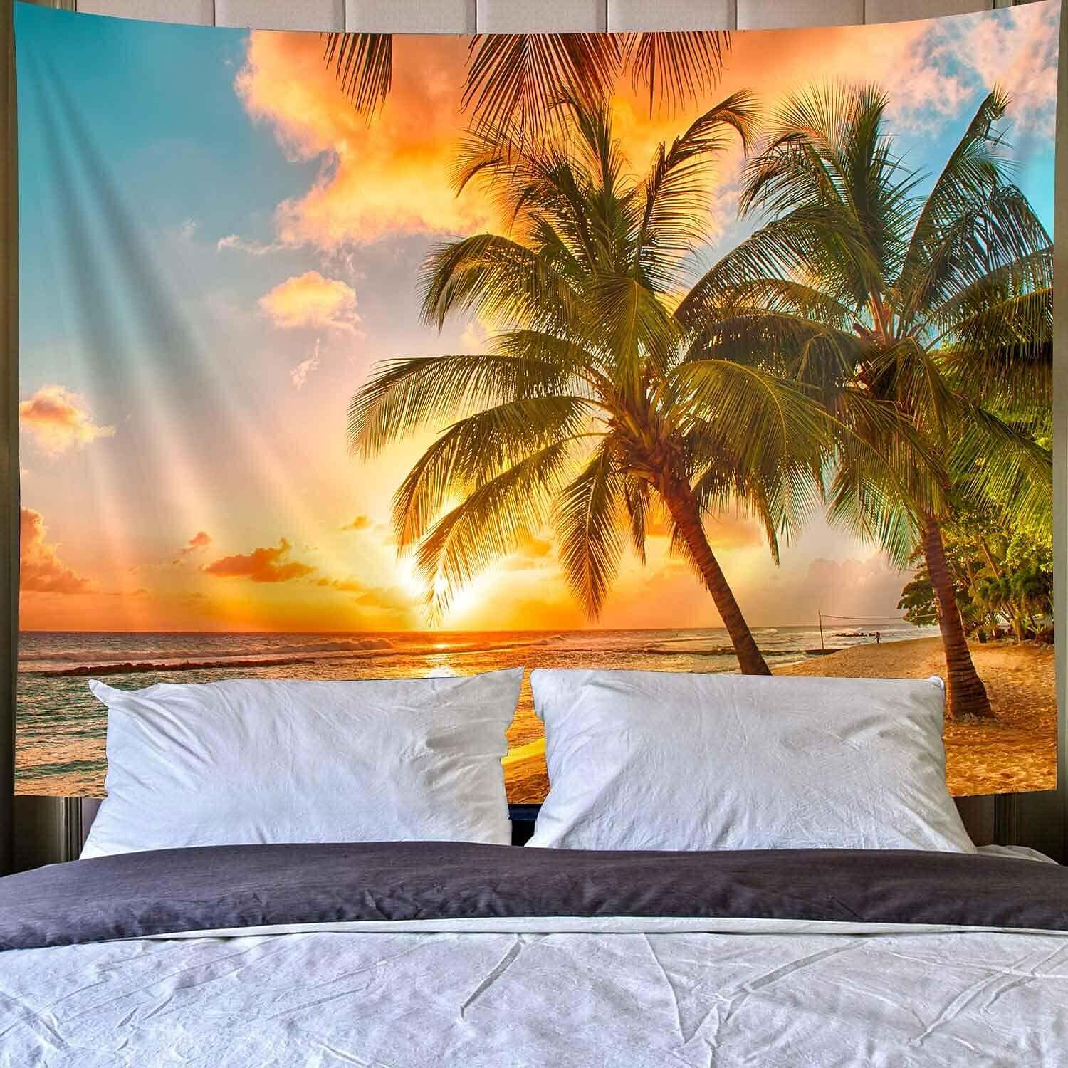 Beach Theme Wall Tapestry Art Decor Photograph Backdrop