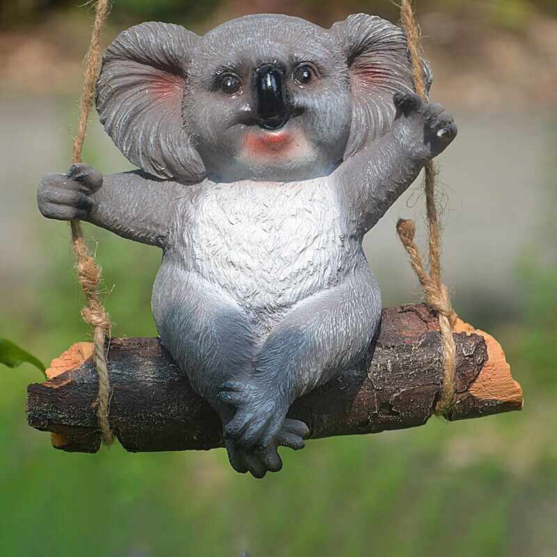 Cute Swing Animal Statue