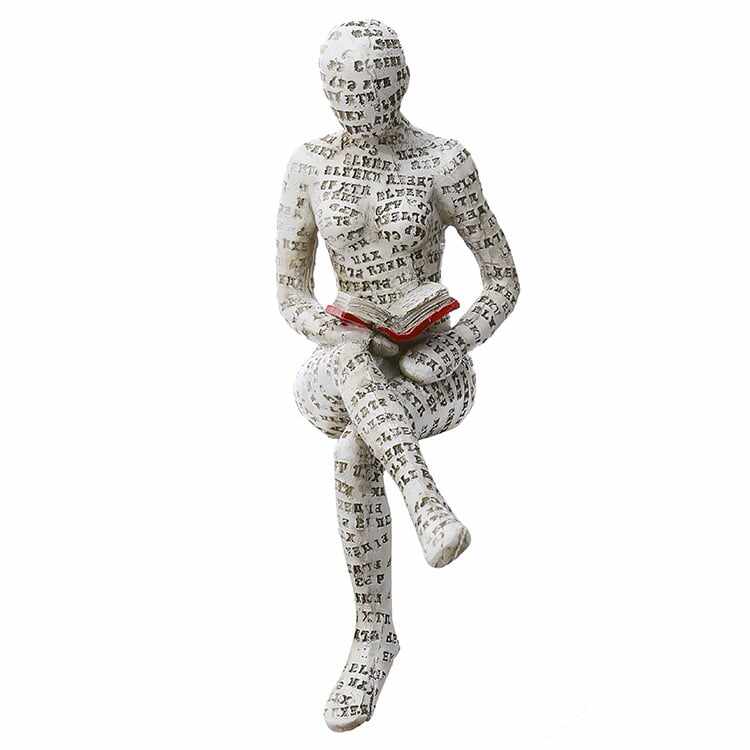 LAST DAY -49% OFF - Modern Reading Woman Statue