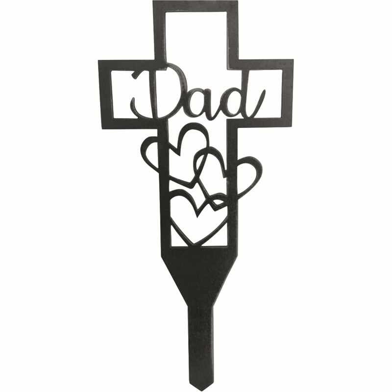 Hot Sale - Cemetery Memorial Cross Stake for Parents
