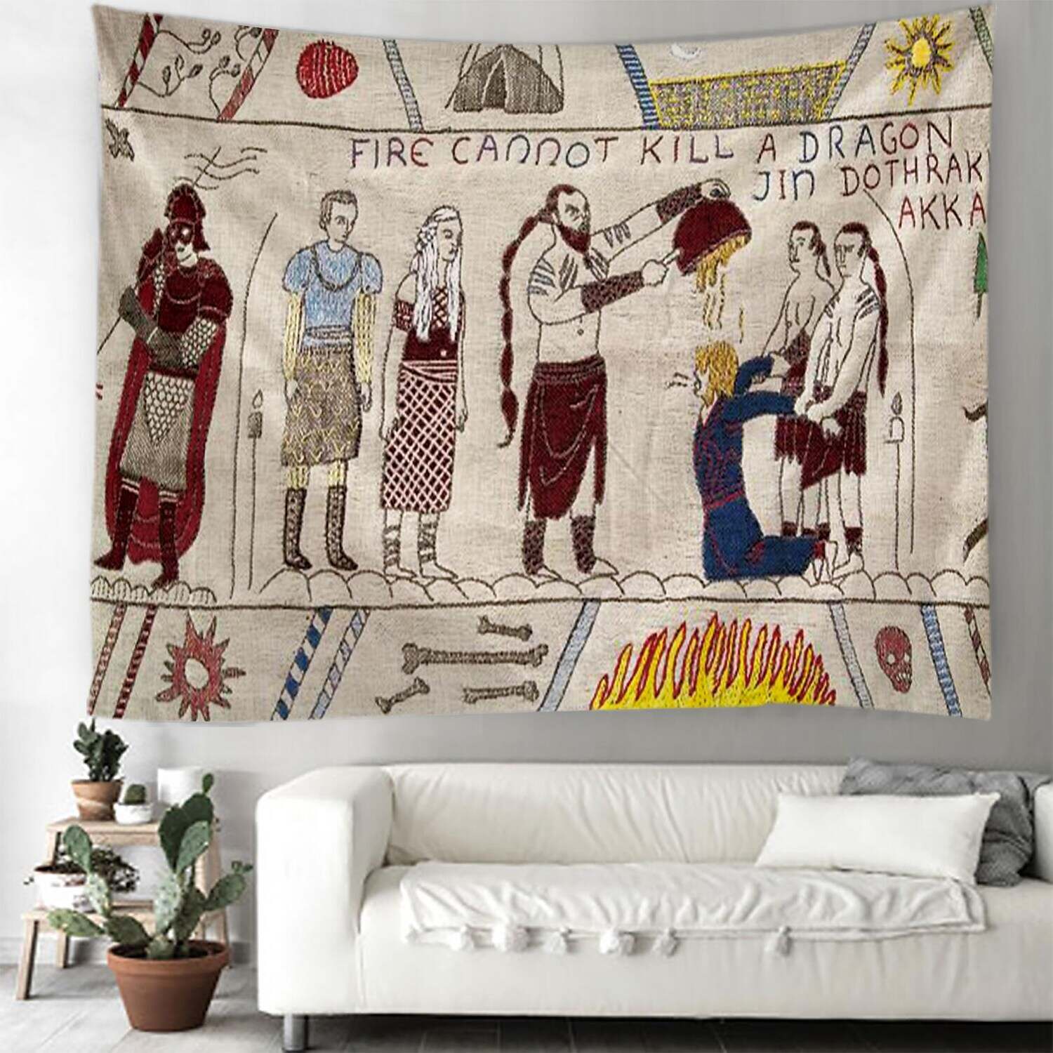 Bayeux Medieval Large Wall Tapestry Art Decor