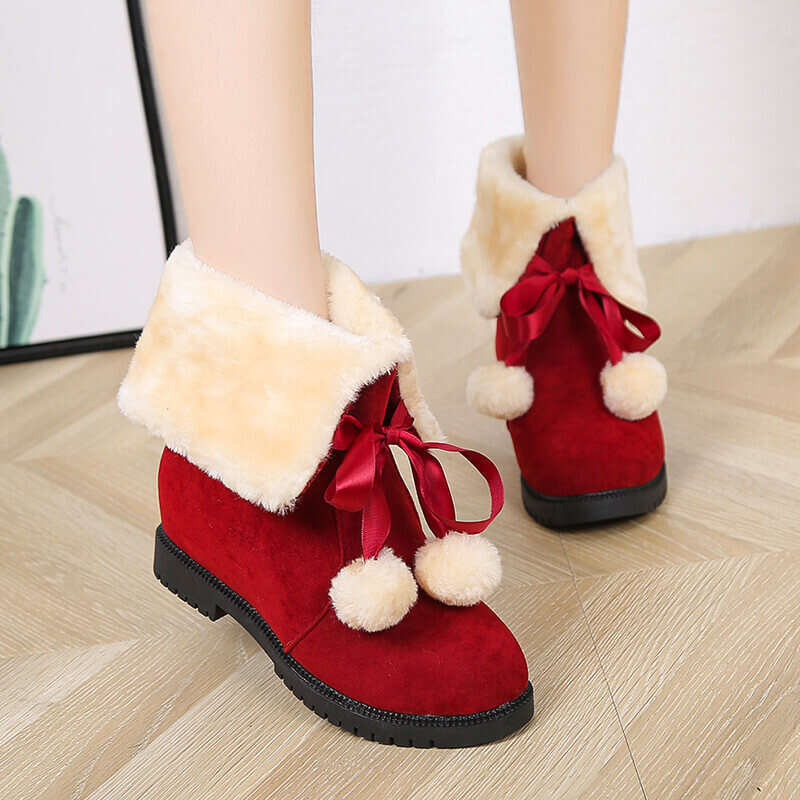 Women's 2021 Fashion Bow Snow Boots