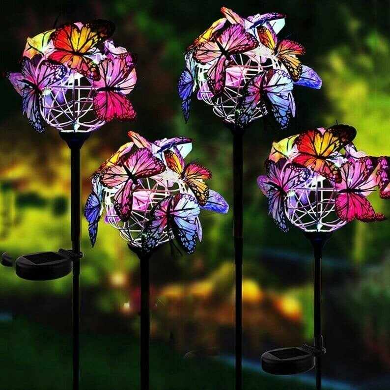 BIG SALE - 50% OFFSolar Stake Lights Butterflies Decor Lights ( BUY 1 GET 1 FREE )