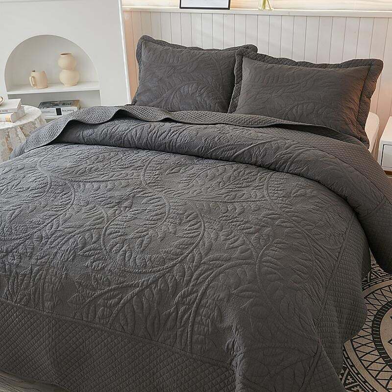 Luxury Quilted Throw Cotton Bed Blanket