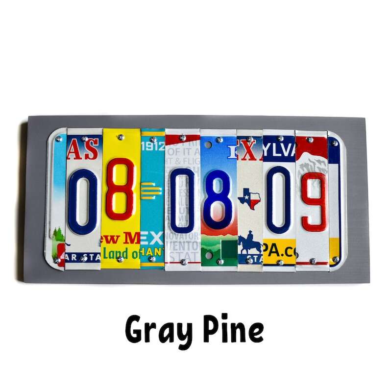 Custom License Plate Signs, Personalized gift from license plates, Custom Gifts, Unique Gift for husband, Retro Home Decor, Last Name Sign.