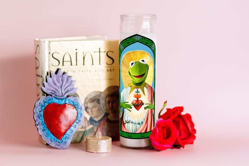 Saint Kermit Prayer Candle