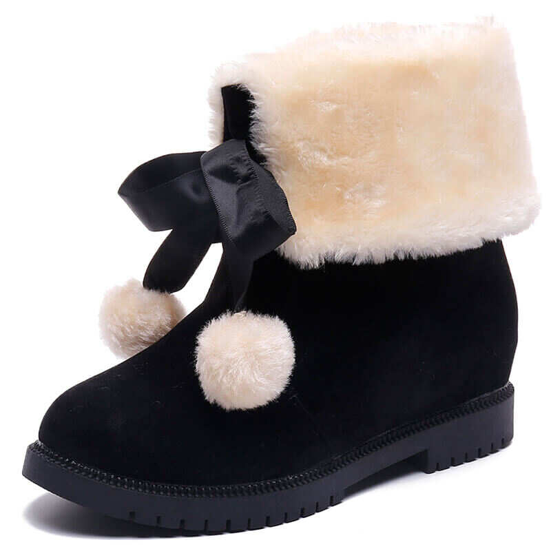 Women's 2021 Fashion Bow Snow Boots