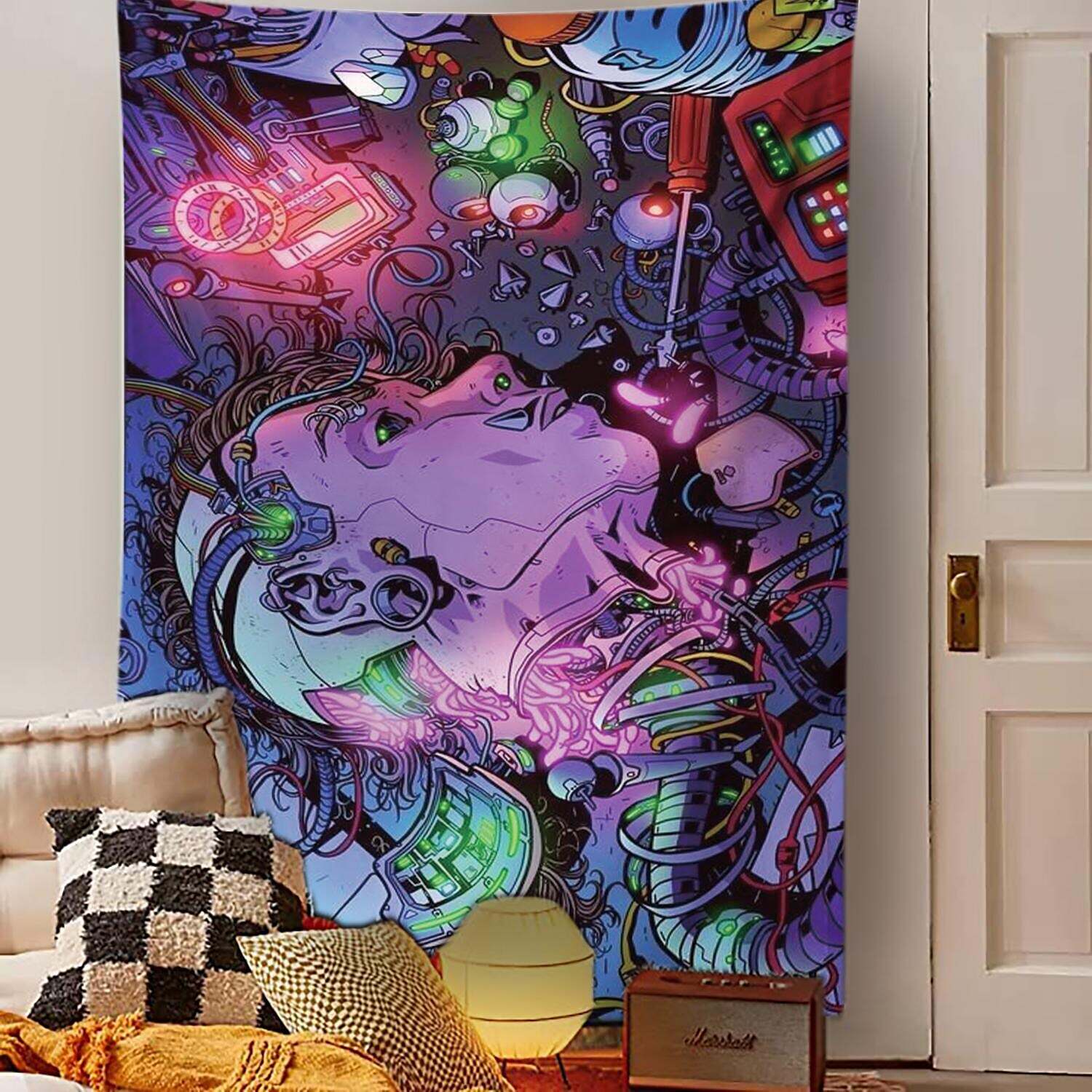 Cartoon Wall Tapestry Art Decor Photograph Backdrop