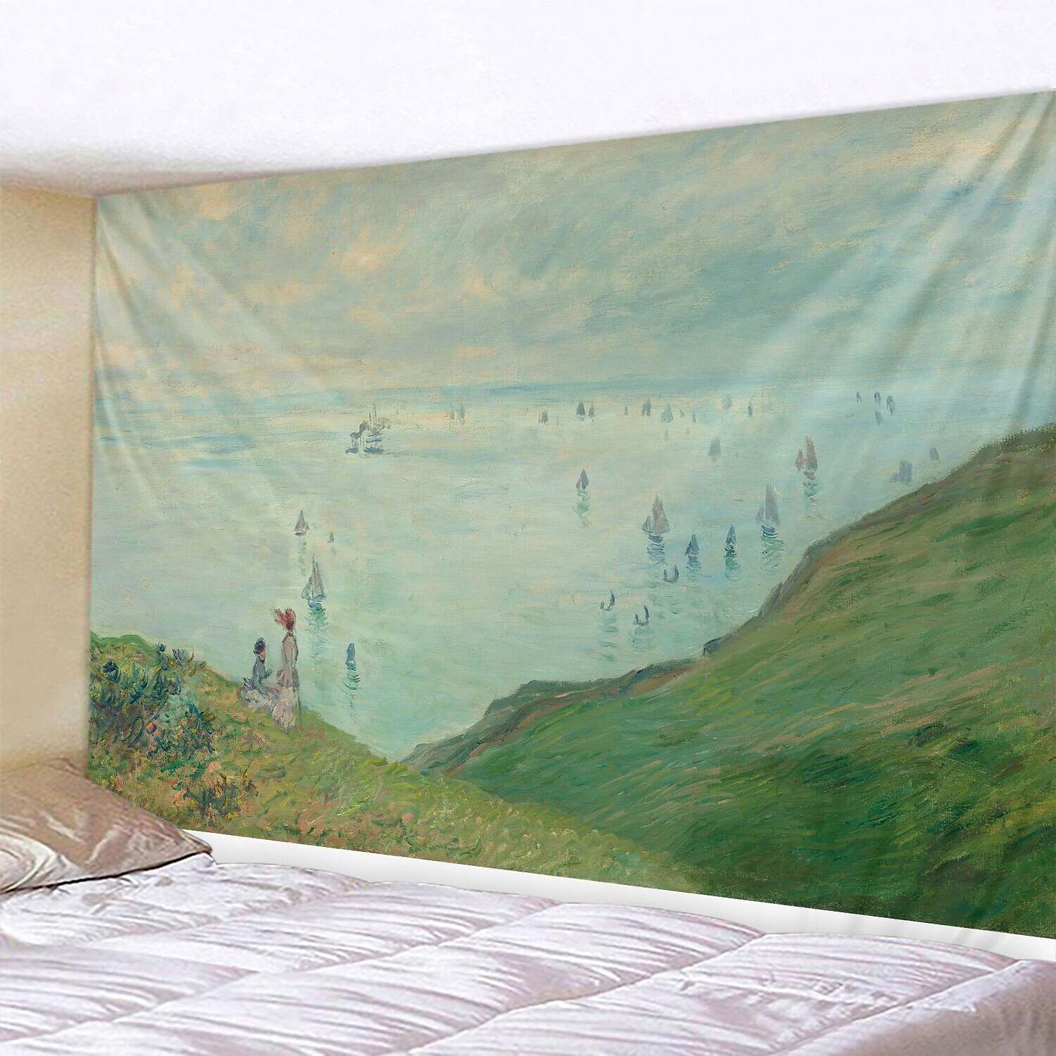 Oil Painting Mountain Wall Tapestry Art Decor