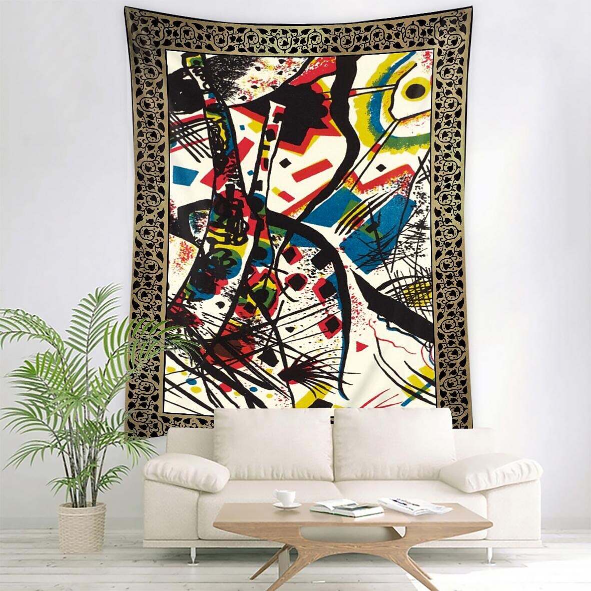 Wassily Kandinsky Famous Painting Wall Tapestry Art Decor