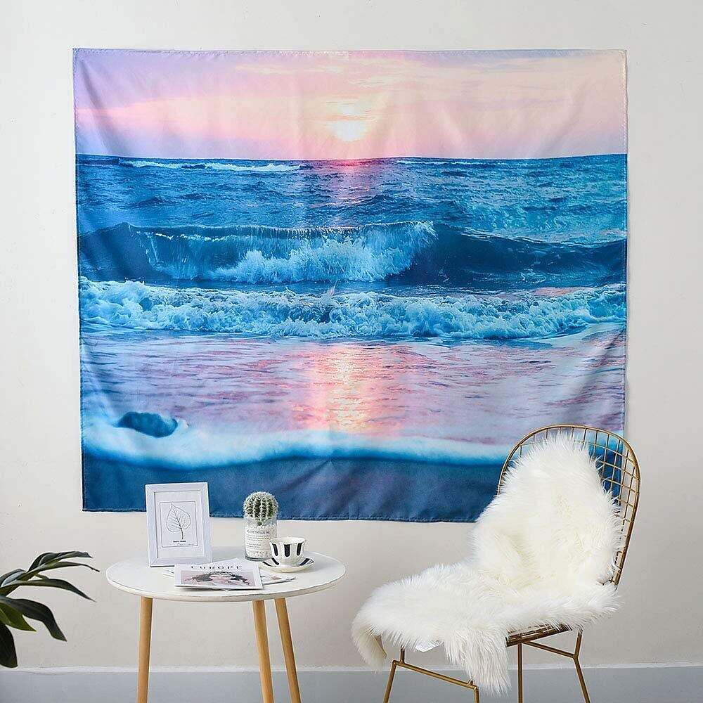 Beach Theme Wall Tapestry Art Decor Photograph Backdrop