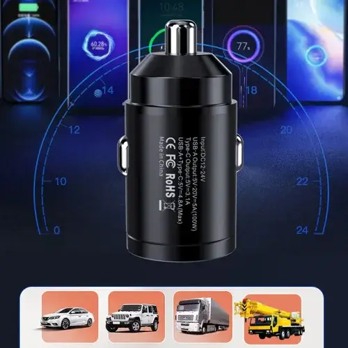 (🔥Spring Promotion 48% OFF) Multi Compatible 100W Fast Charging Car Charger