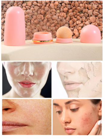 Face Oil Absorbing Roller Volcanic Stone Makeup