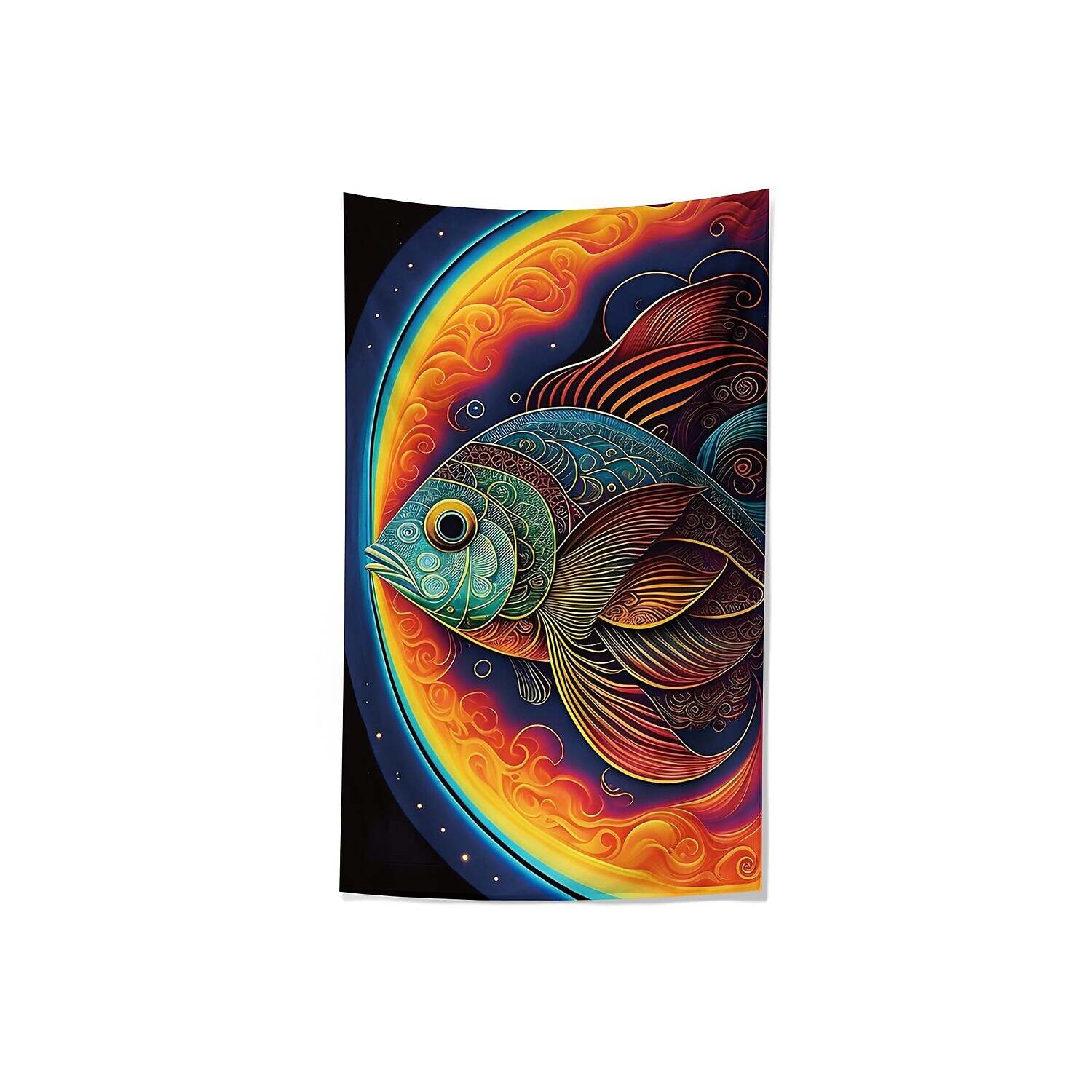 Ocean Fish Wall Tapestry Art Decor