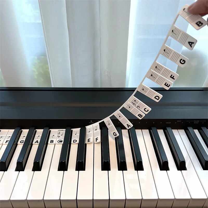 Last Day 77% OFF--Removable Piano Keyboard Note Labels