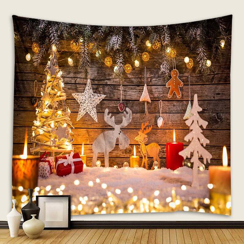 Christmas Tree 3D Wall Tapestry Art Decor