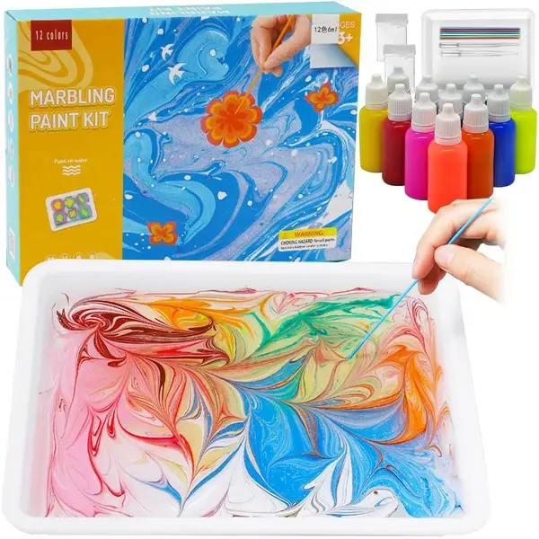 🎨🎨Water Marbling Paint Art Kit🎁The perfect gift for Christmas