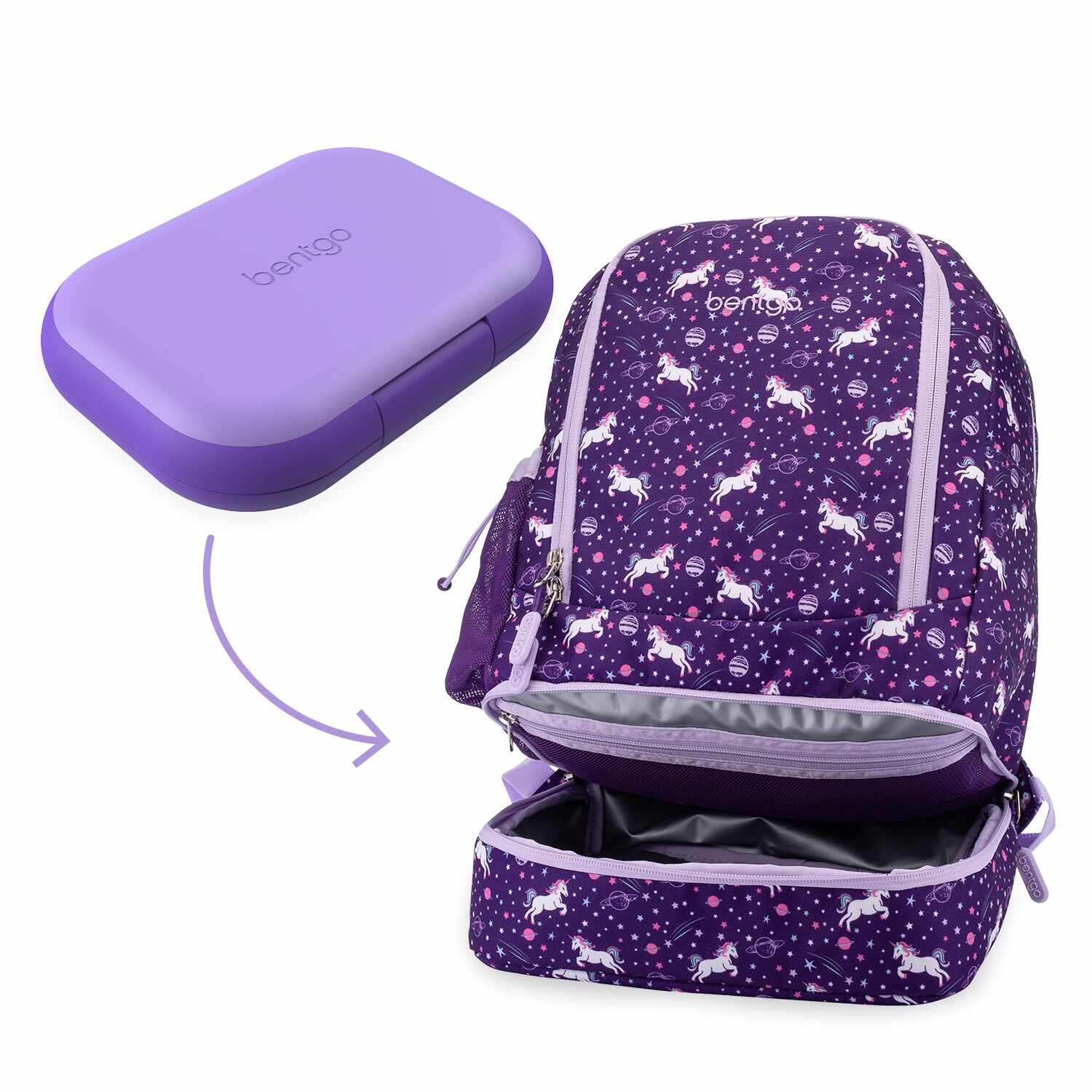 Kids Chill Lunch Box & Prints Backpack