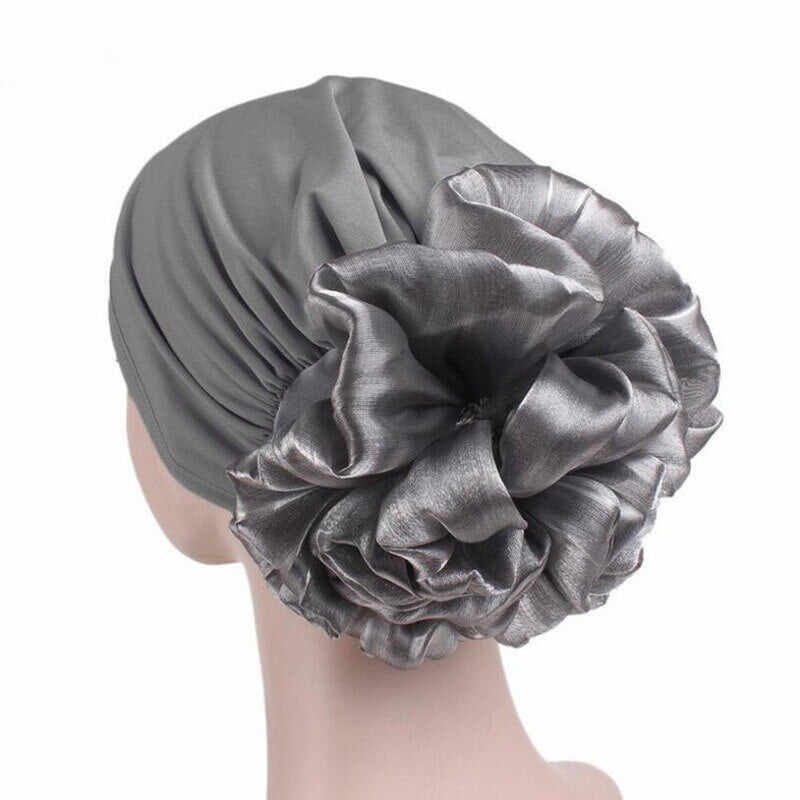 Woman Big Flower Turban Hair Accessories