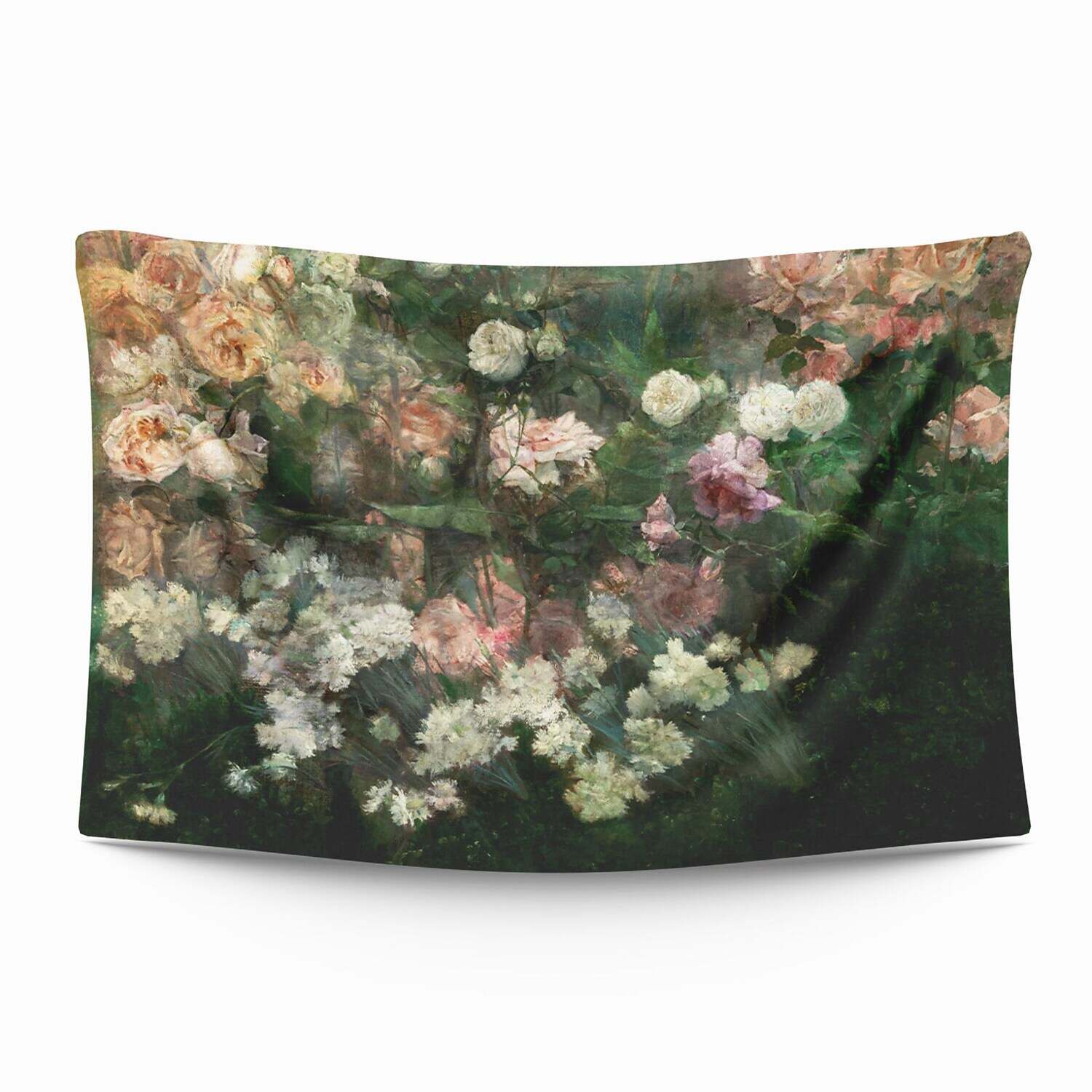 Oil Painting Floral Wall Tapestry Art Decor