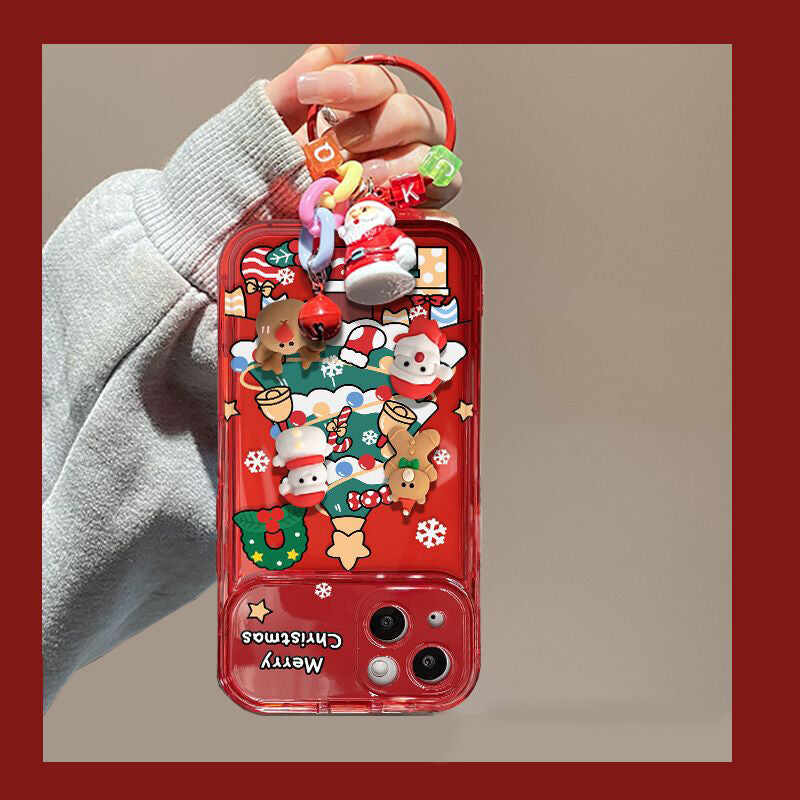 Last Day 49% OFFChristmas Tree Pendant Flip Mirror Case Cover For iPhone