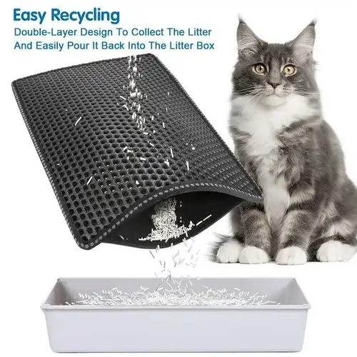 (🔥Last Day Promotion - 48% OFF) Foldable Cat Litter Mat - BUY 2 FREE SHIPPING