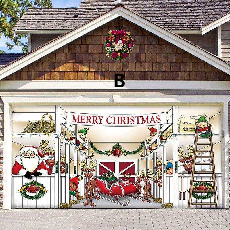 BIG SALE 49% OFF - Christmas 2023 Garage Door Decoration