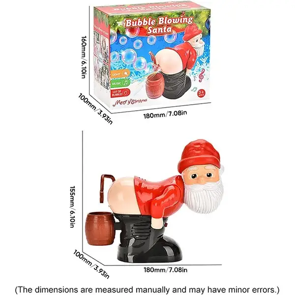 🎅Christmas Pre Sale -49% OFF-🎁Funny Santa Bubble Blower