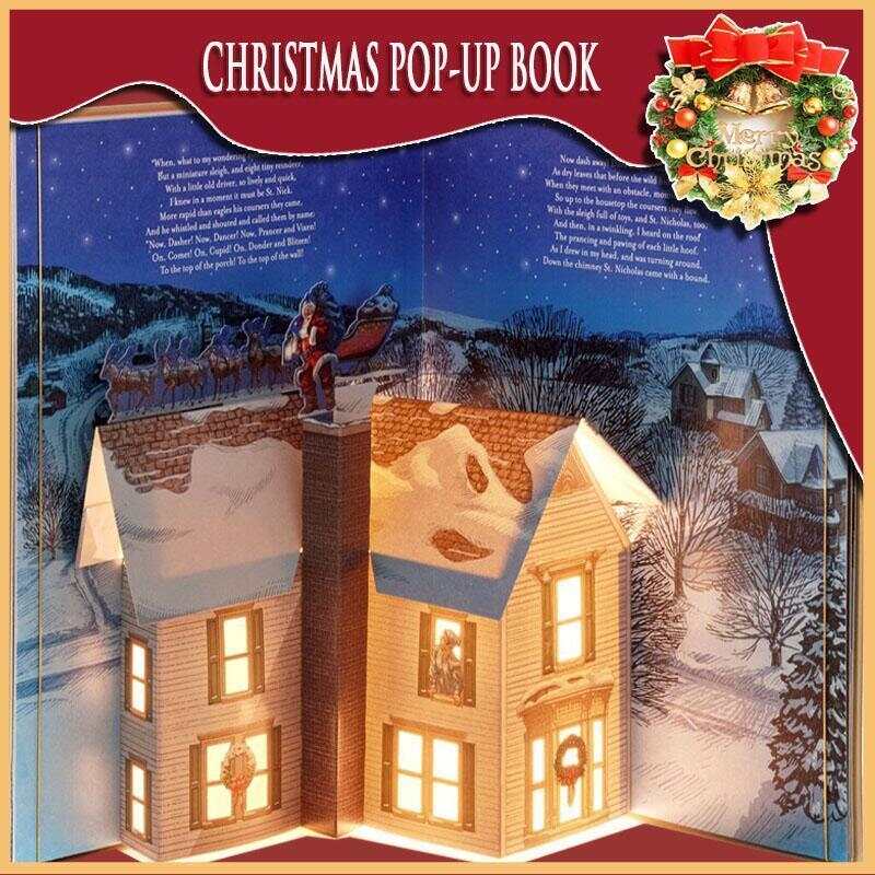 The Night Before Christmas Pop-Up Book With Light and Sound